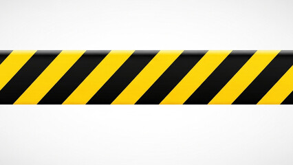 Yellow and black hazard stripes warning tape png