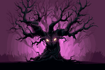 Scary Evil Tree