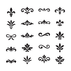 Ornamental Elements Collection | Vintage Decorative Symbols & Floral Motifs