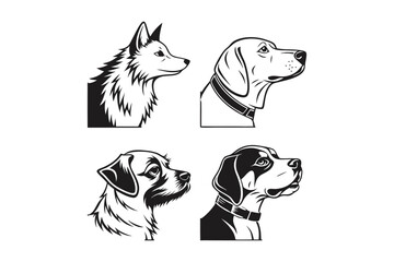 Dog Silhouette for Decals