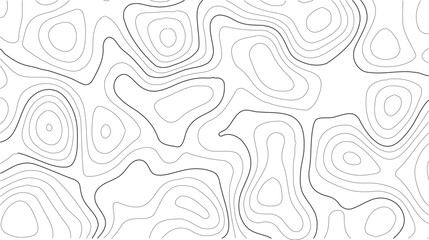 Topography terrain illustration with retro explorer vibe showcasing mountain contours, valley lines, and old-world mapping aesthetics, perfect for educational, environmental, or travel-related use.
