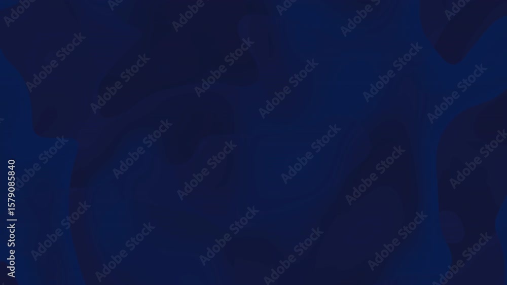 Poster dark blue fluid shapes morphing and flowing. deep indigo and navy shades create a dynamic, hypnotic 