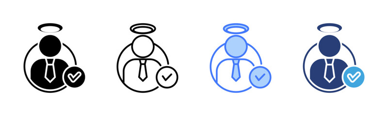 Good Person icon sheet multiple style collection