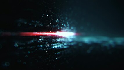 Dark distorted noise background with vibrant streaks of light for various multimedia projects - Powered by Adobe