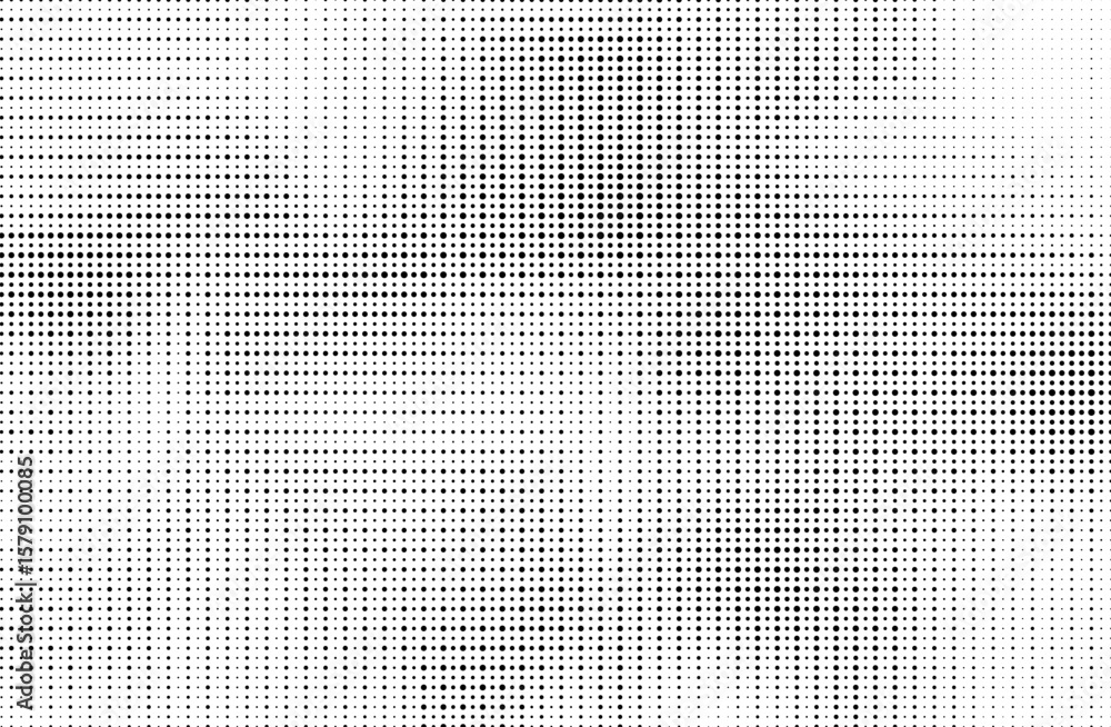 Poster seamless dotted repeated texture. black and white polka dot pattern. repeated endless backdrop. all 
