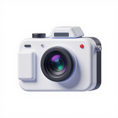 3D Rendering of a Modern Digital Camera