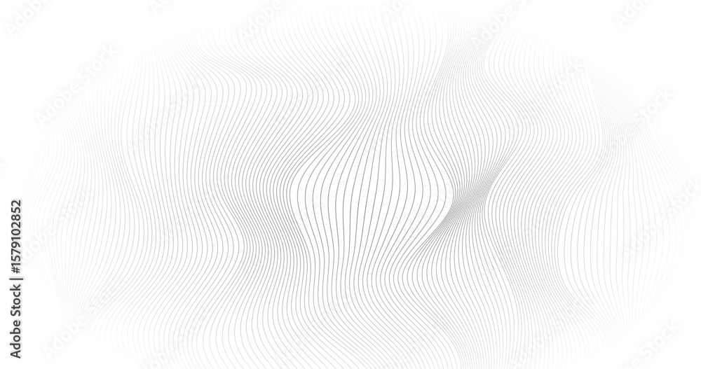 Poster abstract vertical wavy lines grid vector illustration on empty background design