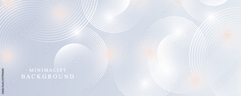 Aufkleber abstract grey background with dynamic circle lines eps 10.