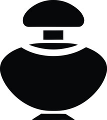 Perfume icon, vector illustration. Flat design style eps 10