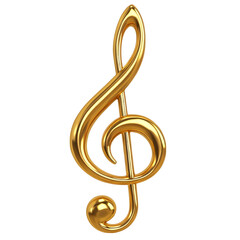 golden treble clef