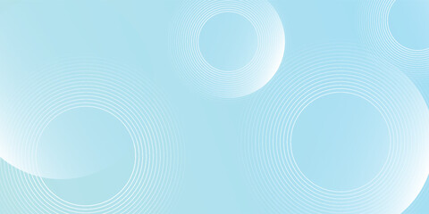 Modern abstract background, blue white gradations, circle effect,shape memphis, trendy , vector