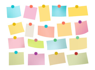 colorful sticky notes on a wall