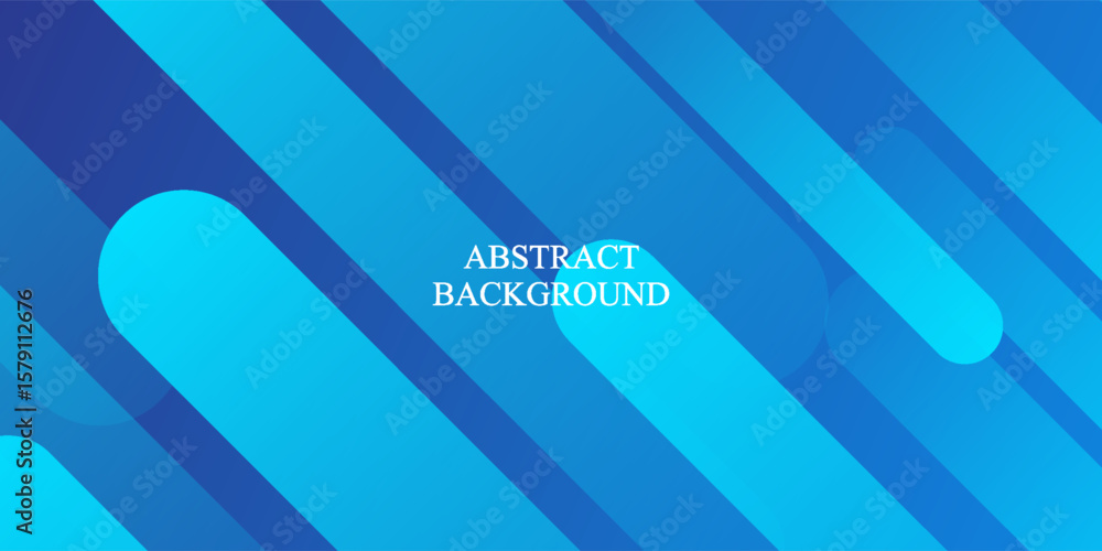 Aufkleber abstract blue background with diagonal lines. dynamic shapes composition. vector illustration