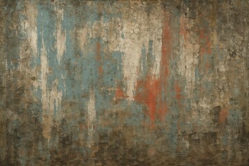 Weathered steel with patina and oxidation