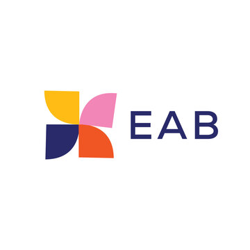EAB Letter Initial Logo Design Template Vector Illustration