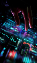 Obraz premium Digital marketing futuristic concept