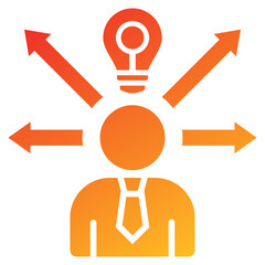 Opportunities Glyph Gradient Icon