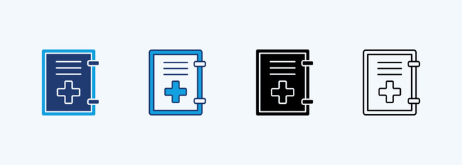 Medicine Cabinet Icon Set Multiple Style Collection