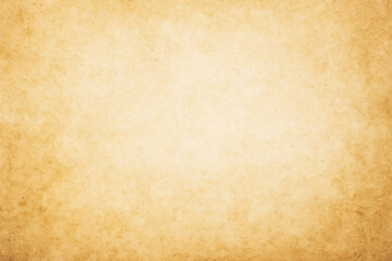 Fototapeta premium Aged parchment paper with a stained, vintage brown texture