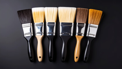 Variety of Painting Brushes