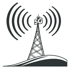 Wifi tower icon vector illustration free online design download.