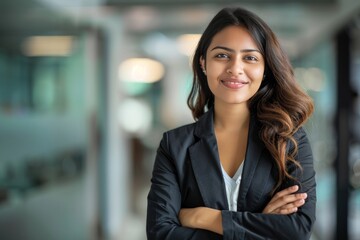 young indian woman in blazers
