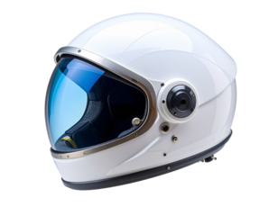 Floating Astronaut Helmet with Subtle Shadow, Transparent PNG for Space Theme Design