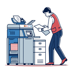 Fantastic Create Bold Stroke Office Worker Printin Polished Creative Content Soft Gentle Expression Ideal for Product Marketing Materials Corporate Communication Asset Premium Creative Asset