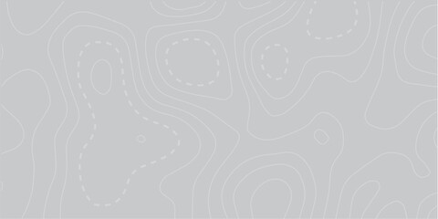 Background of the topographic map. Topographic map lines, contour background. Geographic abstract grid. EPS 10 vector illustration.