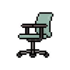 WORK CHAIR DRAW PIXEL ART
