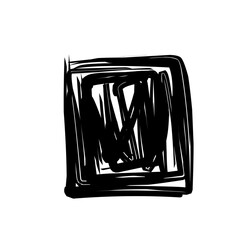 black grunge square box 