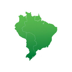 Green Map of Brazil