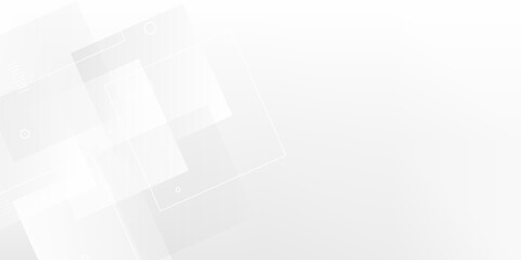 Abstract white background with rectangular pattern and artistic dynamic triangle line decoration