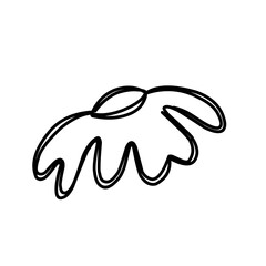 Obraz premium hand drawn doodle flowers