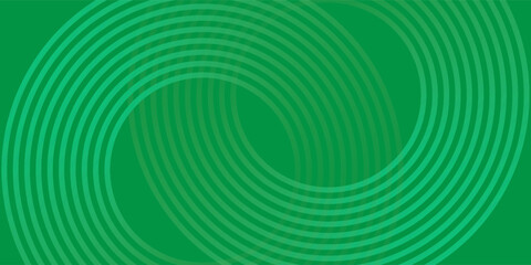 Green white abstract background overlap layer on bright space with circles effect decoration. Modern banner with lines style. Graphic design element stripes concept for flyer, card, or brochure cover