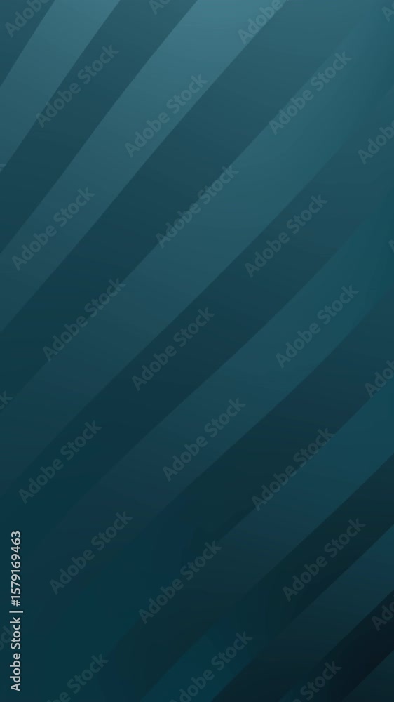 Poster abstract background featuring teal diagonal stripes. a subtle gradient shifts tones, creating depth 