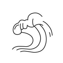 hand drawn sea waves