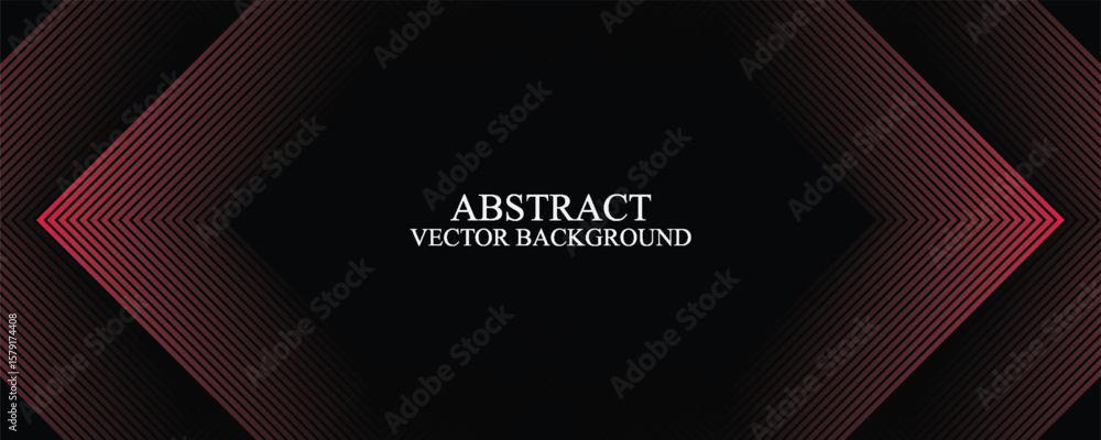 Poster 3d glowing red techno abstract background overlap layer on dark space with letter x effect decoratio