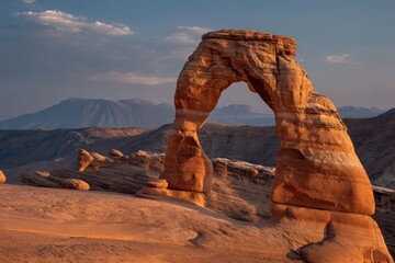 Delicate Arch at Sunset, Utah