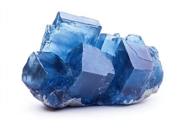 Stunning blue crystal cluster.  Perfect for geology, nature, and luxury branding. Ideal for websites, prints, and more.
