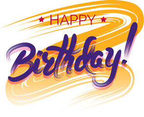 Congratulations Birthdays inscription