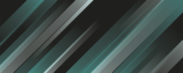 Obraz premium Modern Green Turquoise Grey black Line Abstract Background for Presentation Design Template. Suit for corporate, business, wedding, and beauty contest.