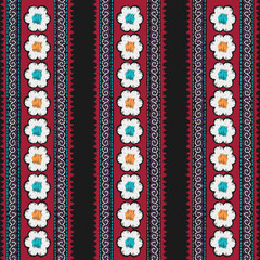 colorful fabric with flowers