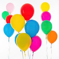 vector illustration of a colorful balloons