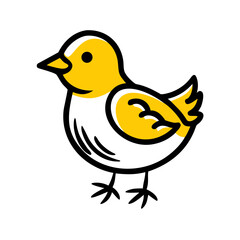Chick Baby Bird Icon hand drawing icon for web and graphic design