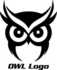 Owl illustration, Owl logo design, Owl vector