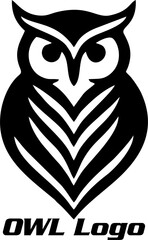 Owl illustration, Owl logo design, Owl vector