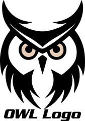 Owl illustration, Owl logo design, Owl vector