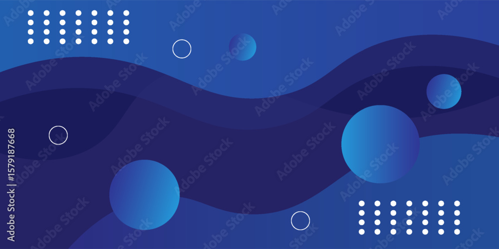 Poster liquid color background design. blue elements with fluid gradient. dynamic shapes composition. eps10