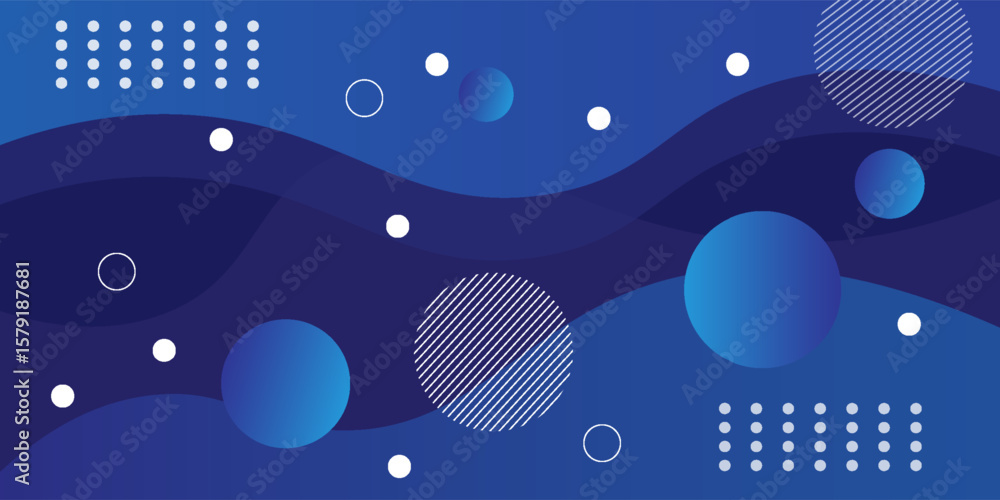 Poster liquid color background design. blue elements with fluid gradient. dynamic shapes composition. eps10